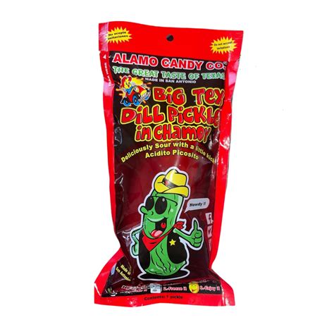 Alamo Candy Big Tex Chamoy Pickle 13.75oz .